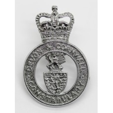 Devon & Cornwall Constabulary Cap Badge - Queen's Crown