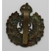 George V Royal Engineers Blackened Brass Cap Badge