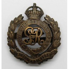 George V Royal Engineers Officer's Service Dress Cap Badge