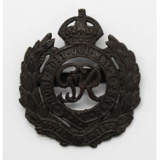 George VI Royal Engineers Officer's Service Dress Cap Badge