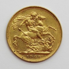 1900 M Victoria 22ct Gold Full Sovereign Coin (Melbourne Mint)