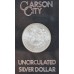 United States 1883 CC Carson City Uncirculated Morgan Silver Dollar Coin in Box