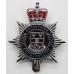 Derbyshire Constabulary Enamelled Cap Badge - Queen's Crown