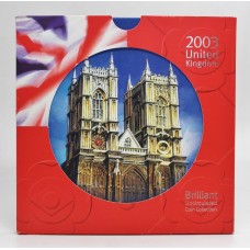 Royal Mint 2003 United Kingdom Brilliant Uncirculated Coin Collection