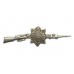 WWI Army Service Corps (A.S.C.) 1915 Hallmarked Silver Rifle Sweetheart Brooch