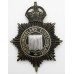 Northumberland Constabulary Night Helmet Plate - King's Crown