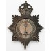 Northumberland Constabulary Night Helmet Plate - King's Crown