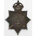 Kent Constabulary Night Helmet Plate - King's Crown