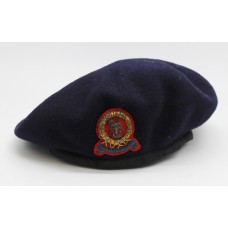 15th / 19th Hussars Officers Beret with Kings Crown Bullion Badge