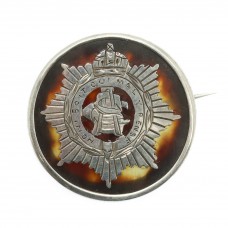 WW1 Army Service Corps (A.S.C.) 1917 Hallmarked Silver & Tortoiseshell Sweetheart Brooch