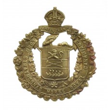 Lord Strathconas Horse (Royal Canadians) Cap Badge - King's Crown