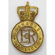 Bahamas Police Helmet Plate - Queen's Crown