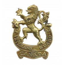 Canadians Veterans Guard of Canada Cap Badge