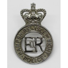 Hampshire & Isle of Wight Police Cap Badge - Queen's Crown