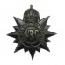 Canadian Victoria Rifles of Canada Cap Badge - King's Crown