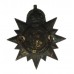 Canadian Victoria Rifles of Canada Cap Badge - King's Crown