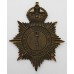 British Transport Commission (B.T.C.) Police Night Helmet Plate - King's Crown