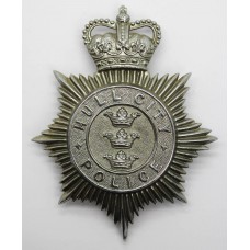 Hull City Police Helmet Plate - Queen's Crown