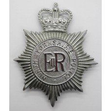 North Yorkshire Police Helmet Plate - Queen's Crown