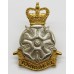 Yorkshire Brigade Officer's Cap Badge - Queen's Crown