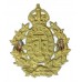 Canadian Three Rivers Regiment Cap Badge - King's Crown