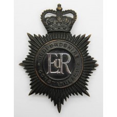 Hampshire & Isle of Wight Police Night Helmet Plate - Queen's Crown