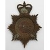 Bedfordshire Constabulary Night Helmet Plate - Queen's Crown