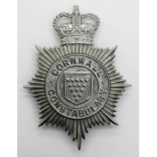 Cornwall Constabulary Helmet Plate - Queen's Crown