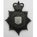 Cornwall Constabulary Night Helmet Plate - Queen's Crown