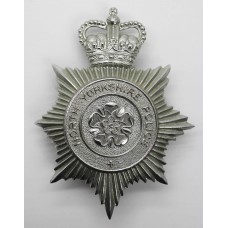 North Yorkshire Police Helmet Plate - Queen's Crown