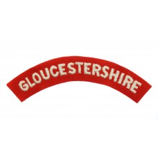 Gloucestershire Regiment (GLOUCESTERSHIRE) Cloth Shoulder Title