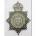 Reading Borough Police Helmet Plate - Kings Crown