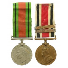 WW2 Defence Medal and George V Special Constabulary Long Service Medal (2 Bars - Long Service 1939, Long Service 1947) - Horace P. Hawes