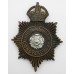 Hampshire Constabulary Night Helmet Plate - King's Crown