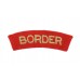 Border Regiment (BORDER) Cloth Shoulder Title