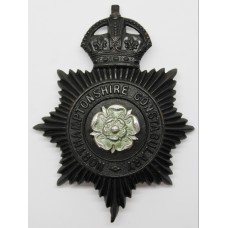 Northamptonshire Constabulary Night Helmet Plate - Kings Crown