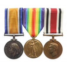 WW1 British War Medal, Victory Medal and George VI Special Constabulary Long Service Medal Group of Three - Gnr. R.M. Cooper, Royal Artillery