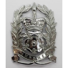 Hampshire Constabulary Constable's Helmet Plate - Queen's Crown