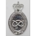 Staffordshire County & Stoke on Trent Constabulary Enamelled Helmet Plate - Queen's Crown