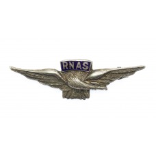 WWI Royal Naval Air Service (R.N.A.S.) Sterling Silver & Enamel Sweetheart Brooch