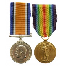 WW1 British War & Victory Medal Pair - Cpl. W. Cuthbert, 90th Coy, Machine Gun Corps - K.I.A. (Somme, 3/7/16)