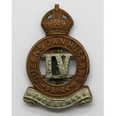 4th Queen's Own Hussars Cap Badge - King's Crown