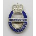 Civil Defence Instructor Enamelled Lapel Badge - Queen's Crown