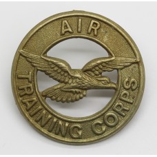 Air Training Corps White Metal Cap Badge