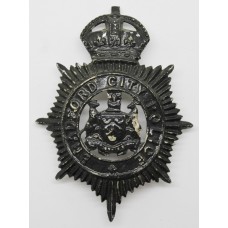 Bradford City Police Night Helmet Plate - King's Crown