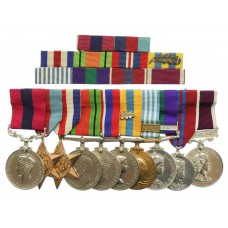 Superb WW2 'Dunkirk 1940' D.C.M. (Immediate) and Korea M.I.D. Medal Group of Ten - Regimental Sergeant-Major W. J. 'Bill' Gilchrist, Irish Guards (later Norfolk Regiment)