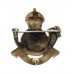King's Own Yorkshire Light Infantry (K.O.Y.L.I.) Brass & Enamel Sweetheart Brooch - King's Crown