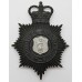 Merthyr Tydfil Borough Police Night Helmet Plate - Queen's Crown