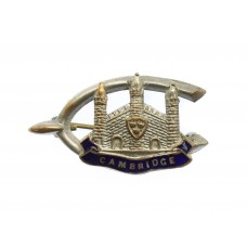 Cambridgeshire Regiment Enamelled Sweetheart Brooch
