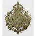 Leeward Islands Police Helmet Plate - King's Crown